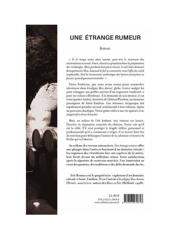 4e de couverture du roman Une Etrange Rumeur